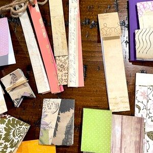 96 Pcs Large assortment cards tags Ephemera Journaling Embellishments Handmade